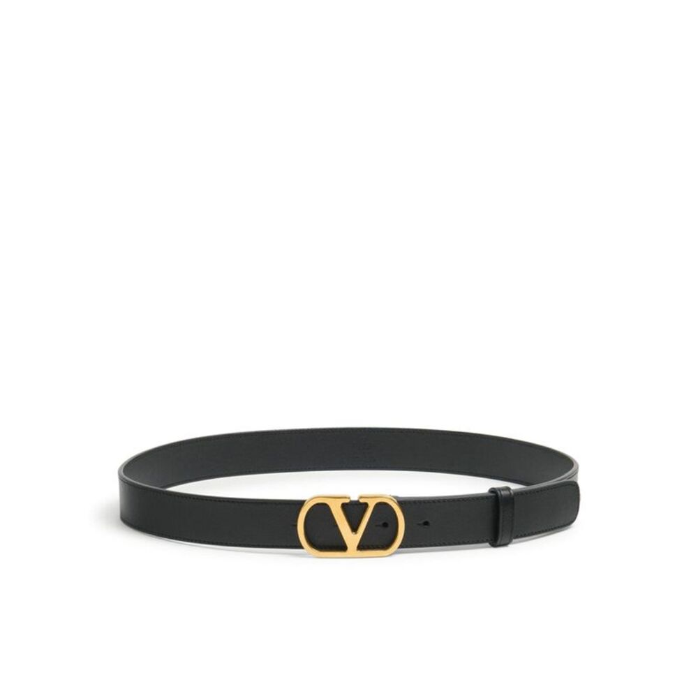 Valentino Garavani Women 30 Mm Vlogo Signature Calfskin Belt